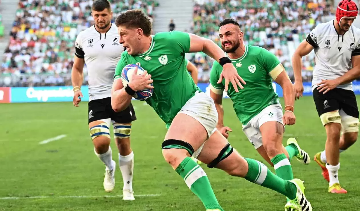 Mundial de Rugby 2023 irlanda derrotó a Rumania en el debut